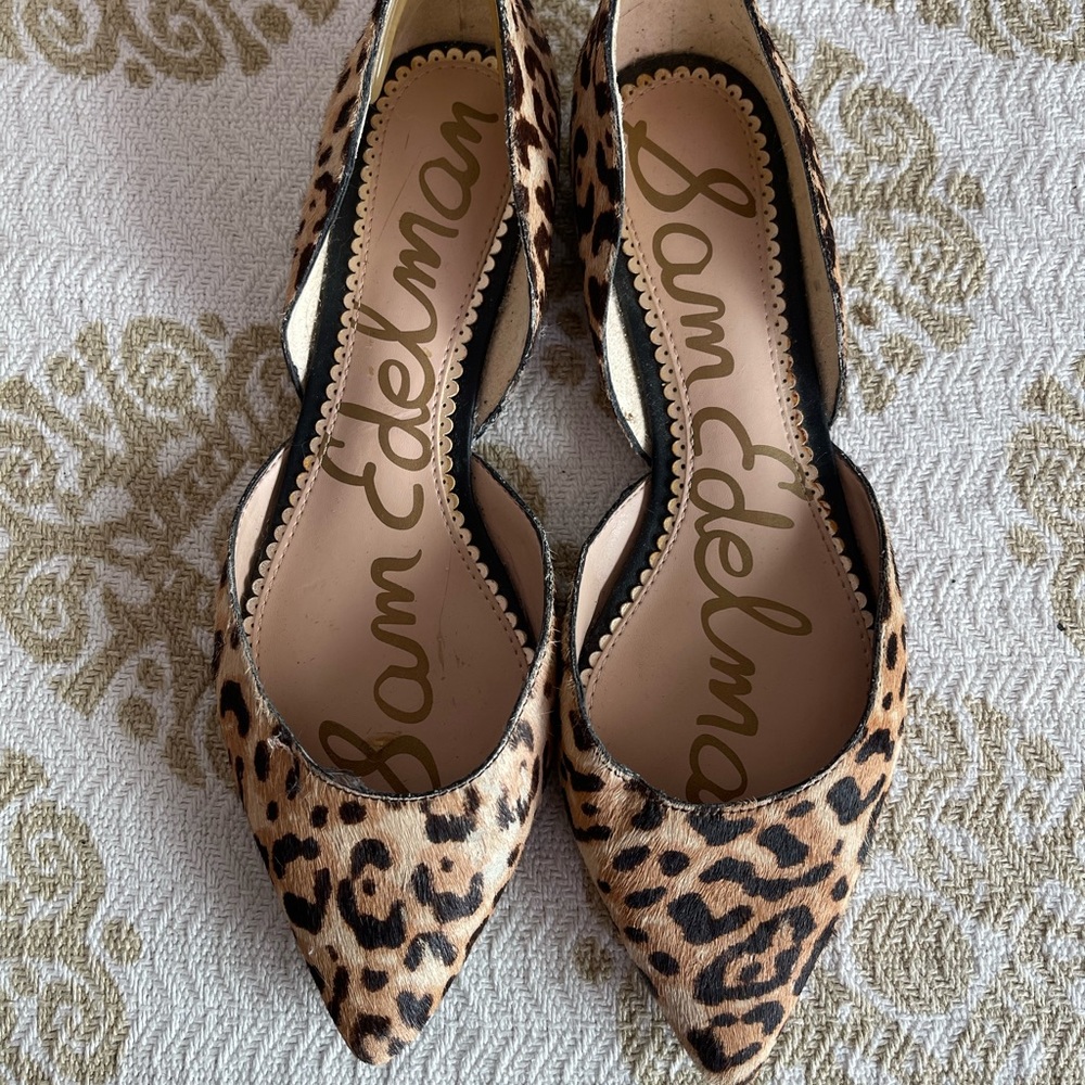 🐆Sam Edelman Leopard Flats🐆